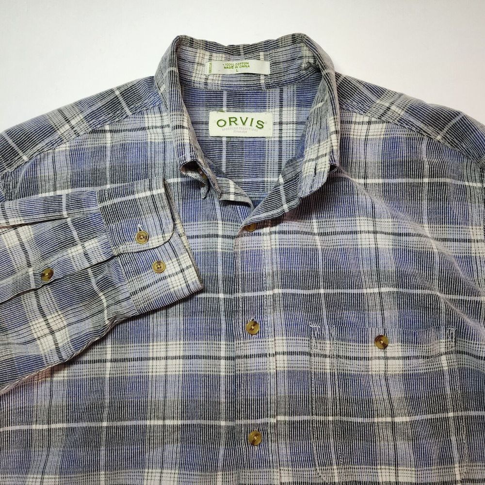 ORVIS LONG SLEEVE BUTTON DOWN SIZE L‎